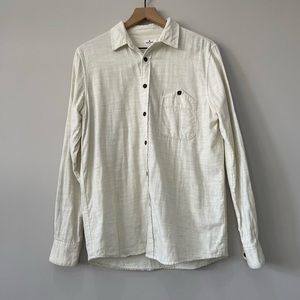 Penny Stock The Penny roll sleeve button up long sleeve shirt small